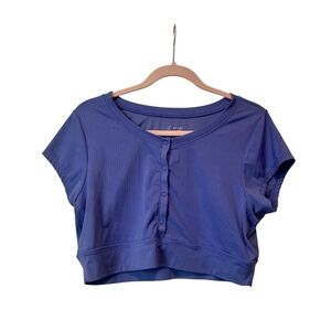 Purple Crop Top for Women